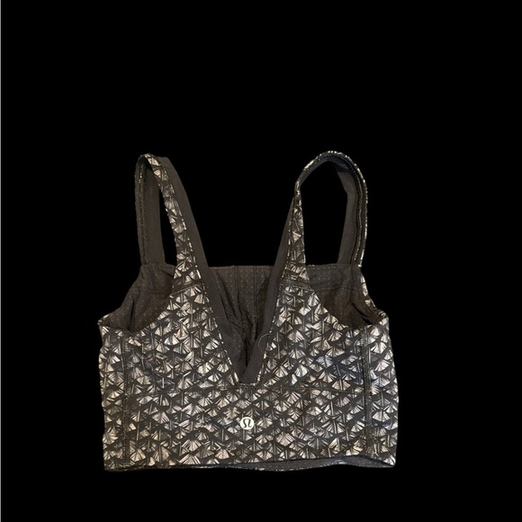 Lululemon Black Textured Bra - Picture 2 of 2